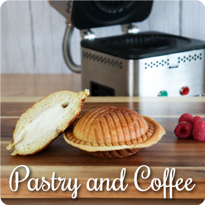 Pastry and coffee